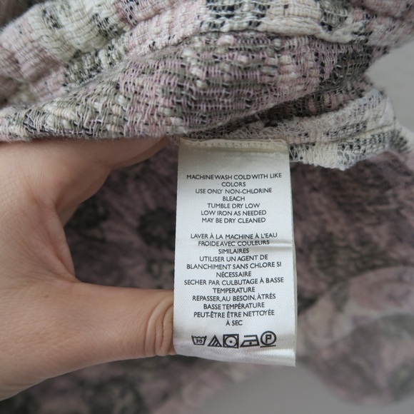 We the Free Funnel Neck Pullover Floral Vintage Inspired Cottagecore Boho - Picture 6 of 10